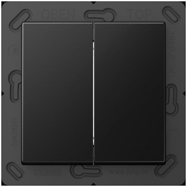 JUNG Matter Taster 2f 4k A grschwarz m MAT A 595 SWM